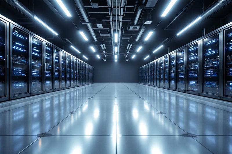 Stock Cake Futuristic Server Room 1750634 standard